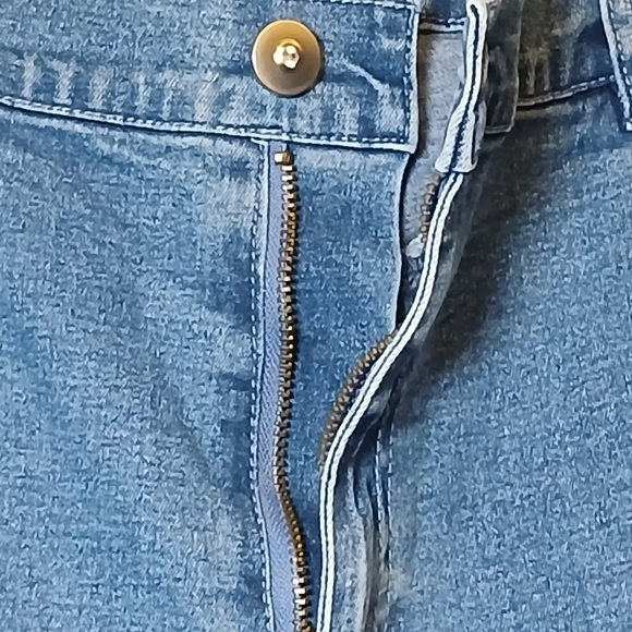 SHOWOFF WOMEN  DENIM BLUE JEANS SIZE 14 - Picture 8 of 8